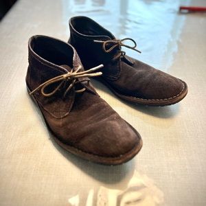 John Varvatos suede chukka boots 8.5 brown